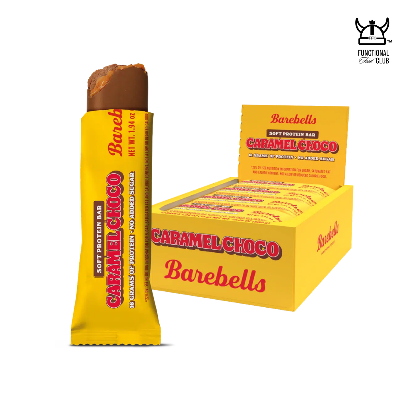 Barebells Soft Protein Bar ( NEW )- Caramel Choco (1 Box -12 bars)