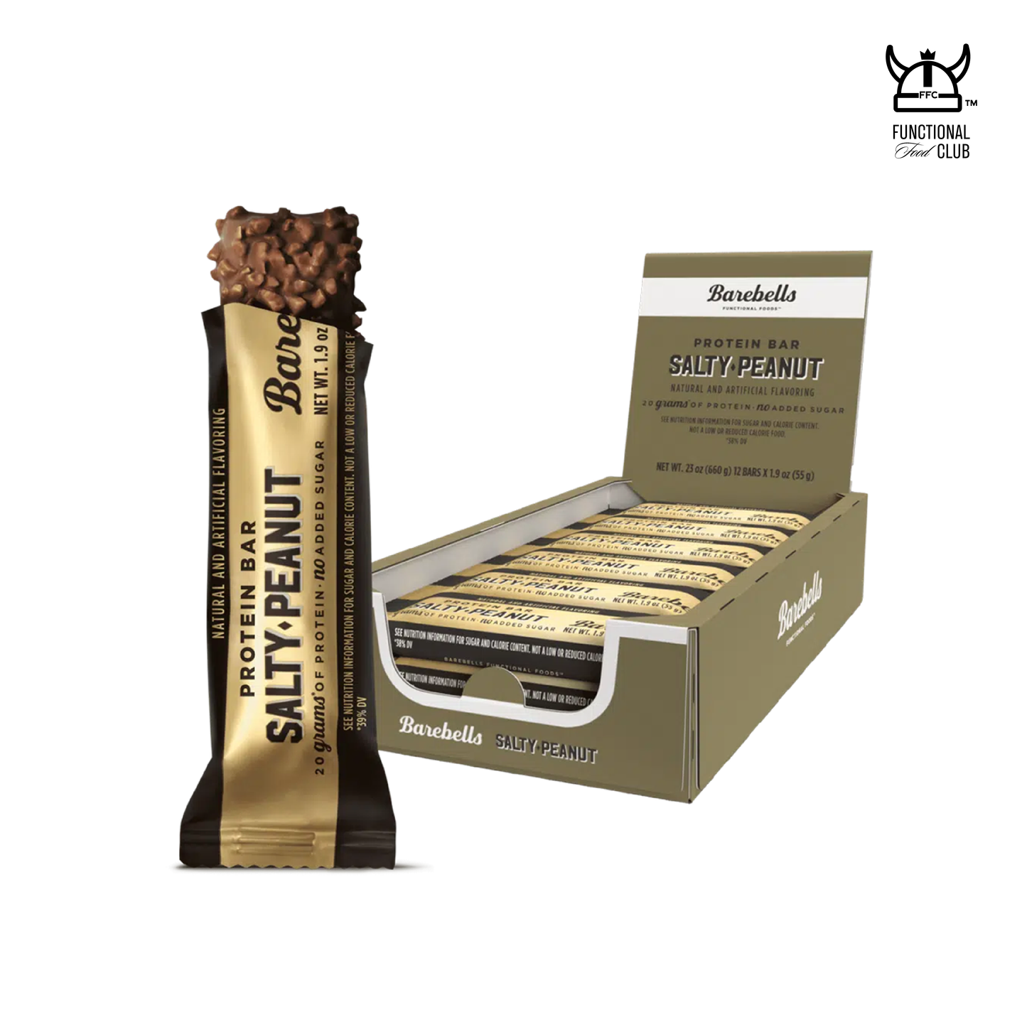 Barebells Protein Bars - Salty Peanut (1 Box - 12 bars)