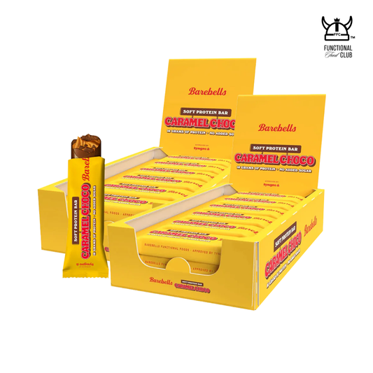 * DOUBLE TROUBLE  * Sweden Barebells Soft Caramel Choco Protein Bar ( 2 cartons / 24 bars)