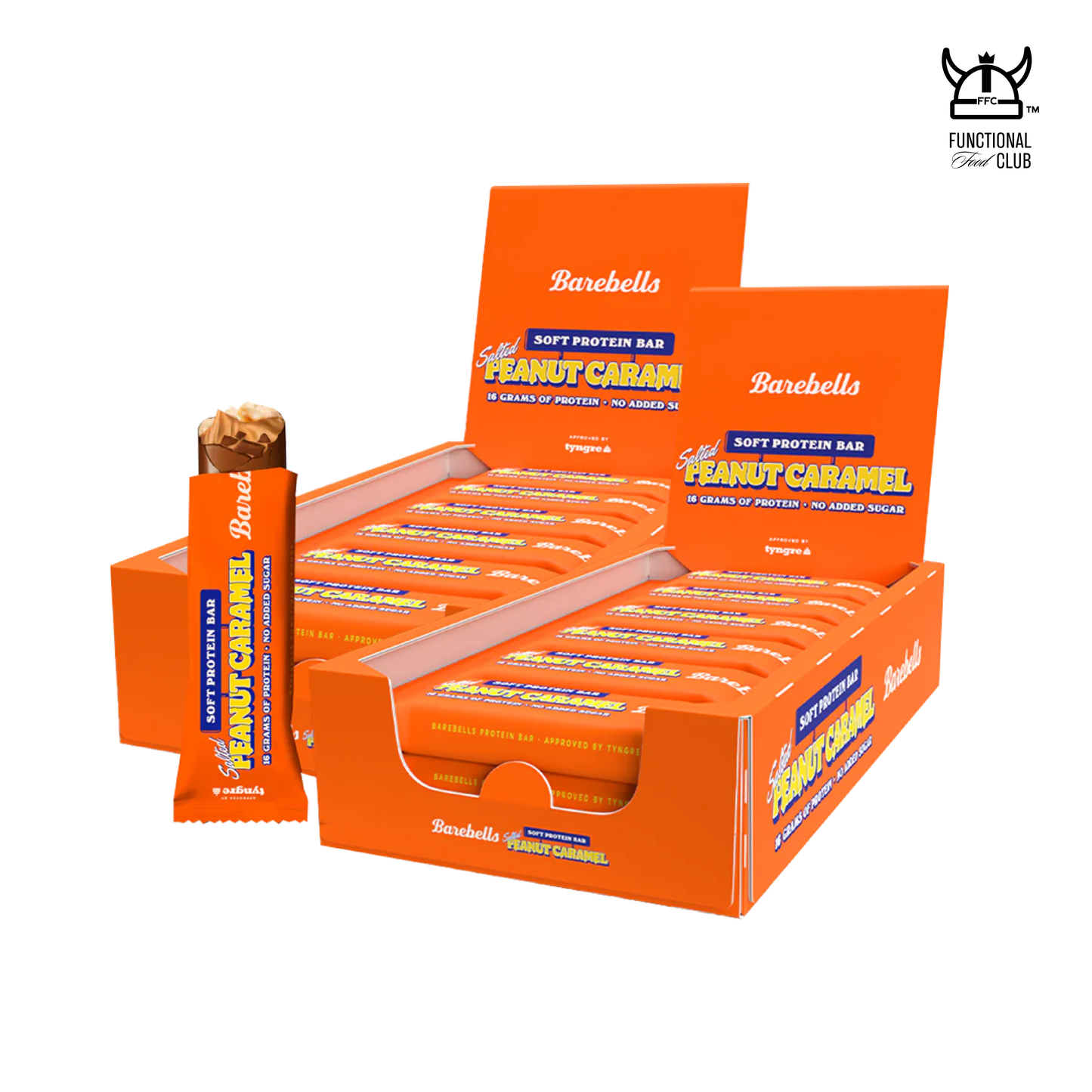 * DOUBLE TROUBLE  * Sweden Barebells Soft Salted Peanut Caramel Protein Bar ( 2 cartons / 24 bars)