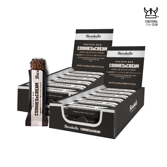 * DOUBLE TROUBLE * Sweden Barebells Cookies & Cream Protein Bar ( 2 cartons / 24 bars)