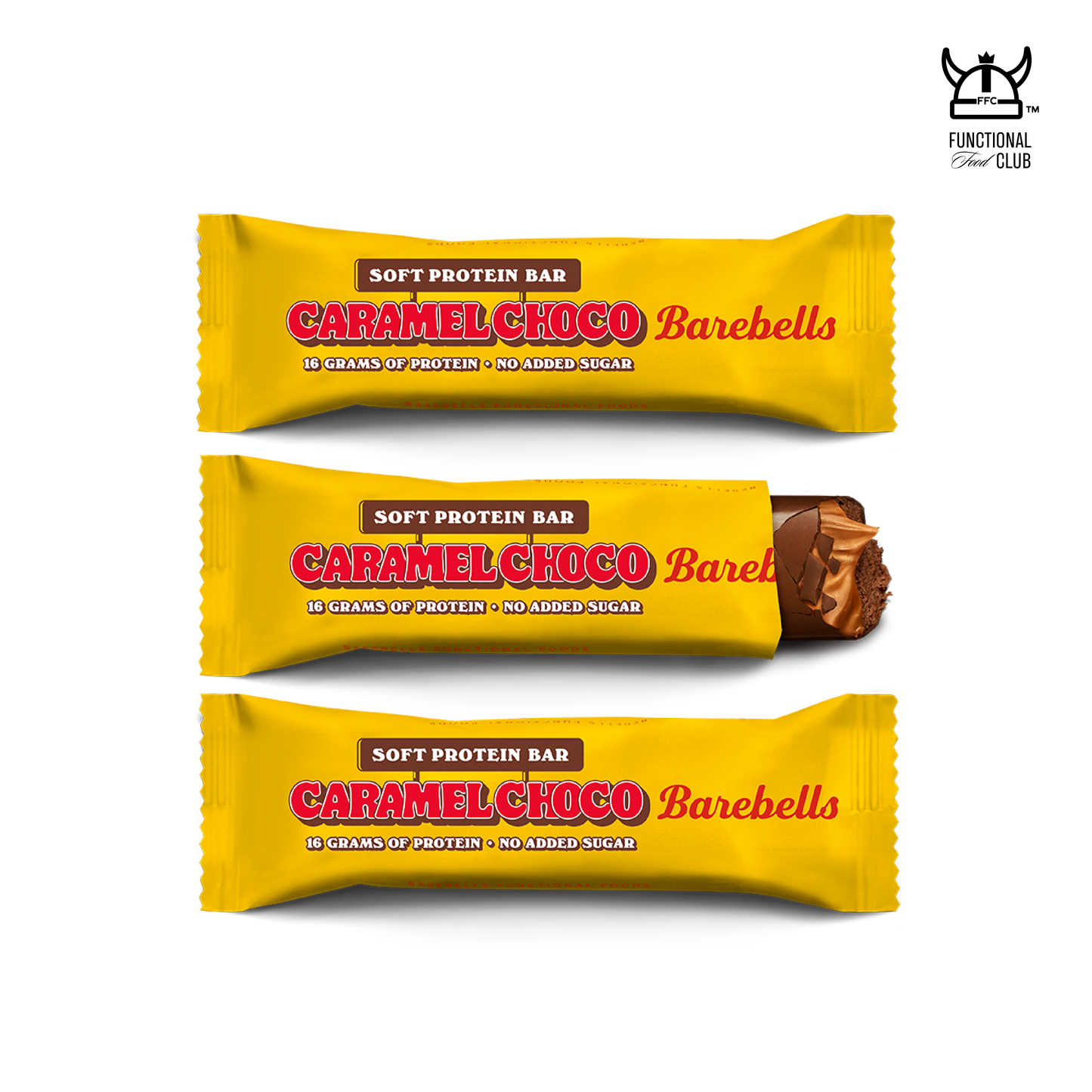Barebells Soft Protein Bar ( NEW ) - Caramel Choco (3 Bars)