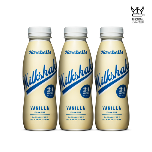 Barebells Lactose Free & No Added Sugar Milkshake -Vanilla (3 bottles)