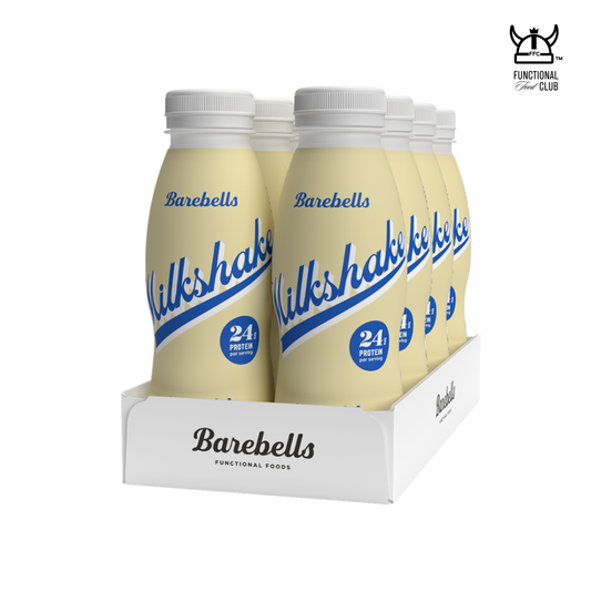 Barebells Lactose Free & No Added Sugar Milkshake- Vanilla ( 1 Carton = 8 Bottles )
