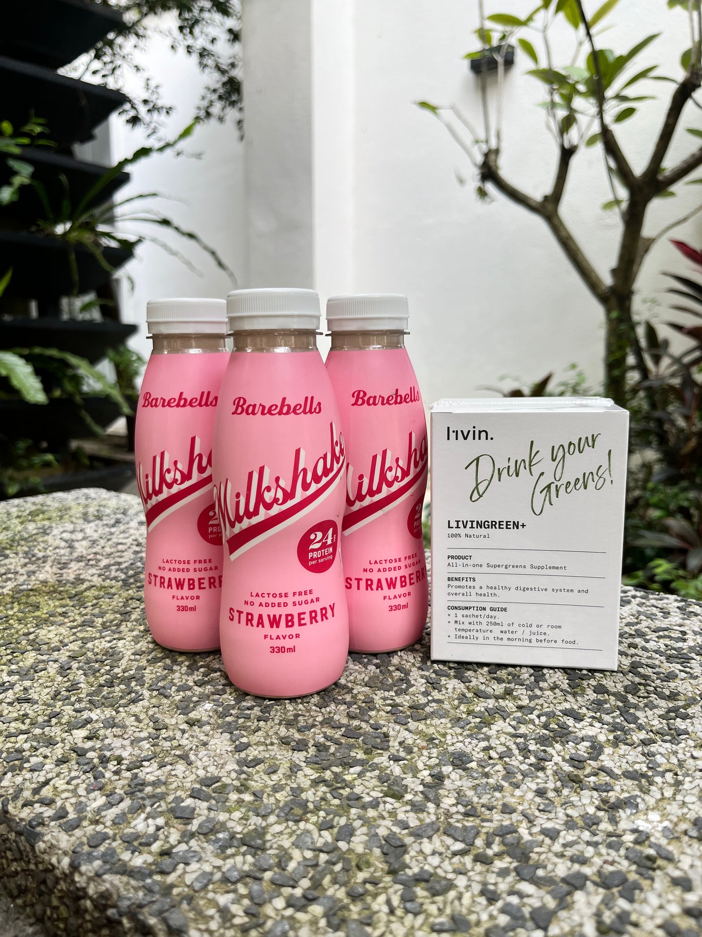 Barebells X L1vin Shakes Your Greens Bundle