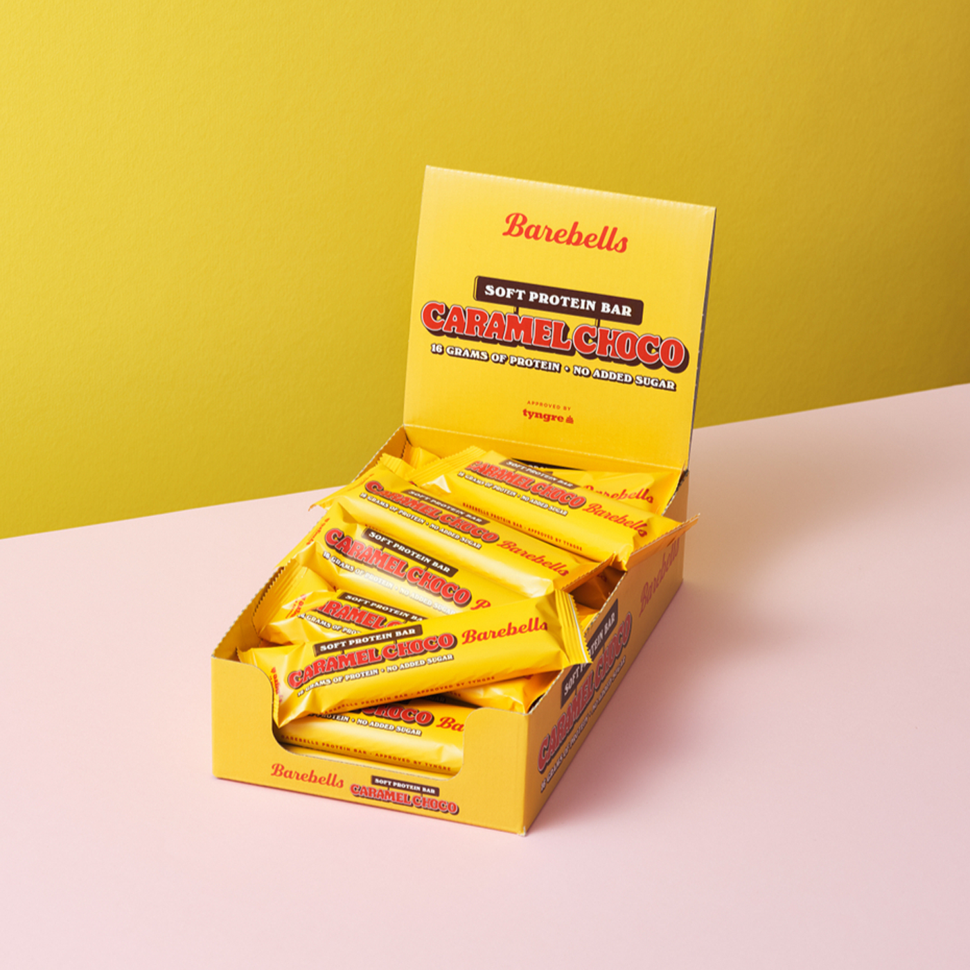 * DOUBLE TROUBLE  * Sweden Barebells Soft Caramel Choco Protein Bar ( 2 cartons / 24 bars)