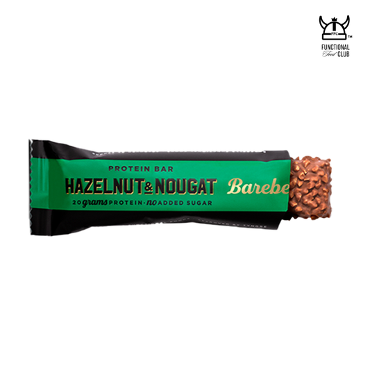BAREBELLS PROTEIN BAR - HAZELNUT & NOUGAT- 1 BAR