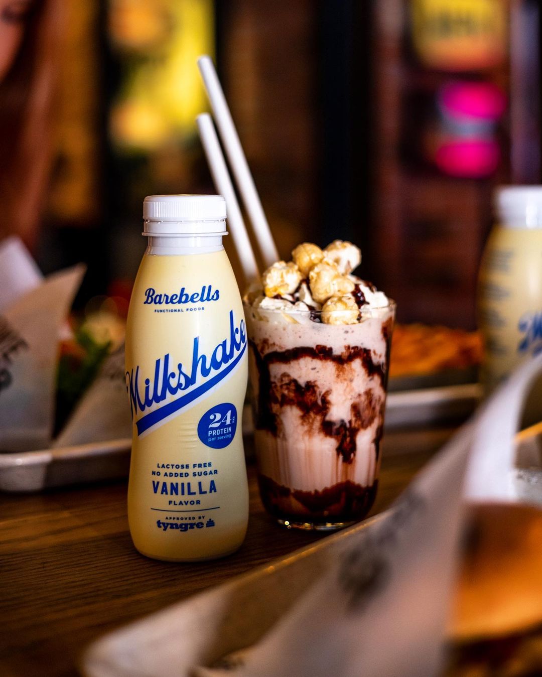 Barebells Lactose Free & No Added Sugar Milkshake -Vanilla (3 bottles)