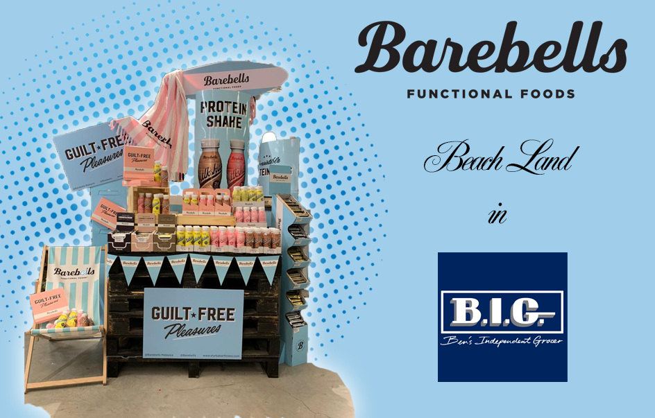 Barebells Beach Land in B.I.G Functional Food Club