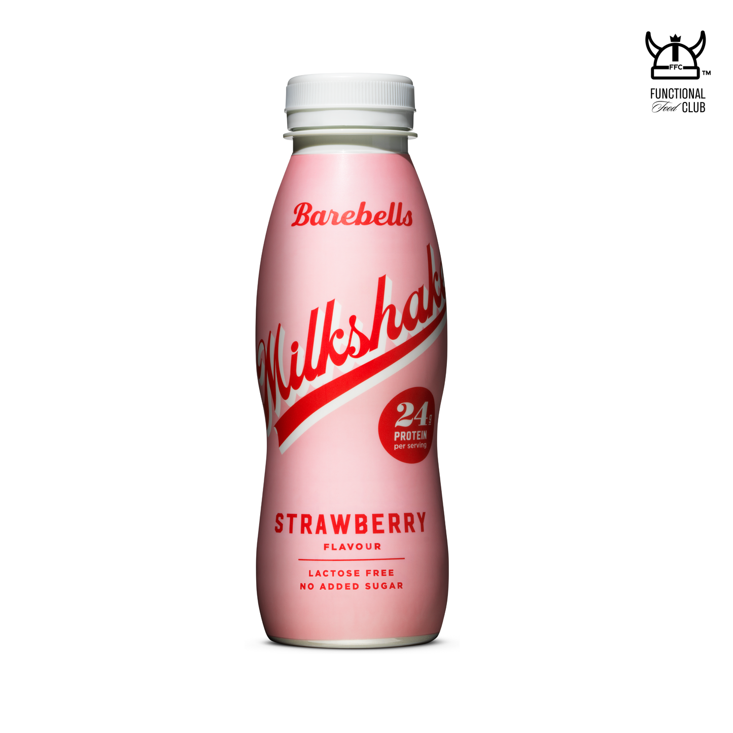 [Barebells] Lactose Free & No Added Sugar Milkshake- Strawberry
