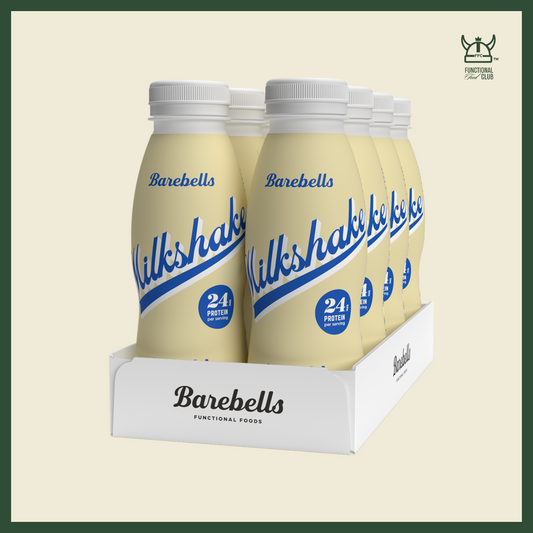Barebells Lactose Free & No Added Sugar Milkshake- Vanilla ( 1 Carton = 8 Bottles )