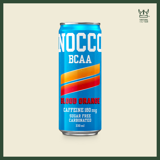NOCCO BCAA Multi-vitamins Performance Drink - BLOOD ORANGE (Caffeinated) 1 Can