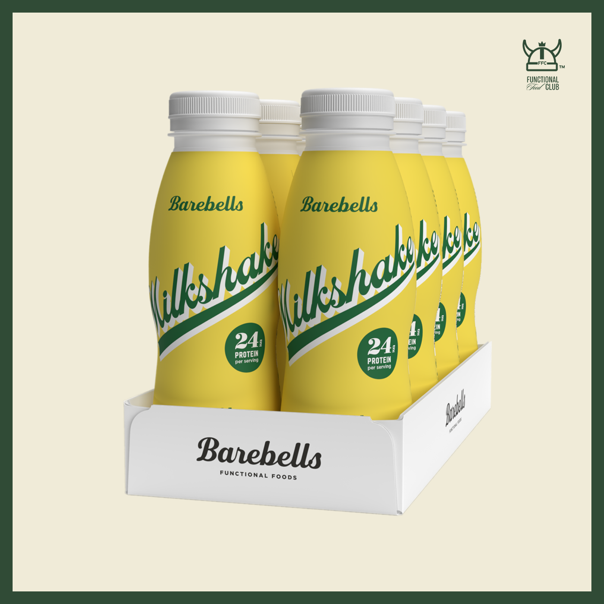 [Barebells] Lactose Free & No Added Sugar Milkshake- Banana (1 carton = 8 bottles)