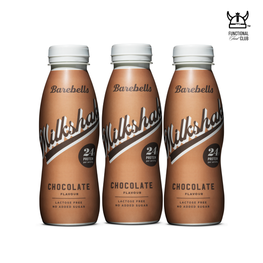 [Barebells] Lactose Free & No Added Sugar Milkshake -Chocolate (3 bottles)