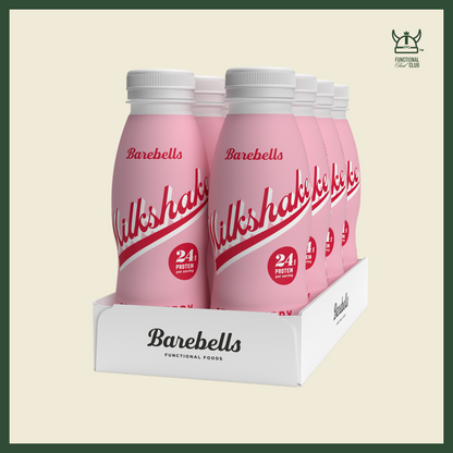 [Barebells] Lactose Free & No Added Sugar Milkshake- Strawberry (1 carton= 8 bottles)
