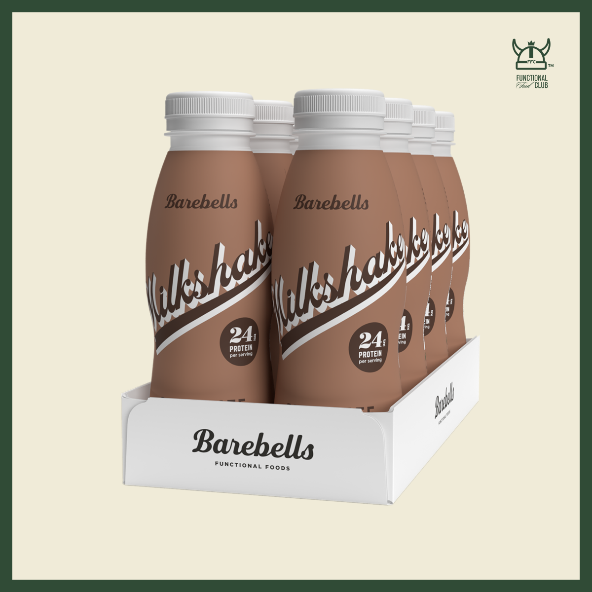 [Barebells] Lactose Free & No Added Sugar Milkshake Chocolate (1 cart Functional Food Club