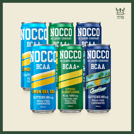 NOCCO BCAA Multi-vitamins Performance Drink - Mix Flavours 6 Cans