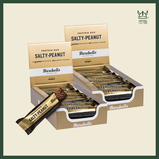 * DOUBLE TROUBLE * Sweden Barebells Salty Peanut Protein Bar ( 2 cartons / 24 bars)