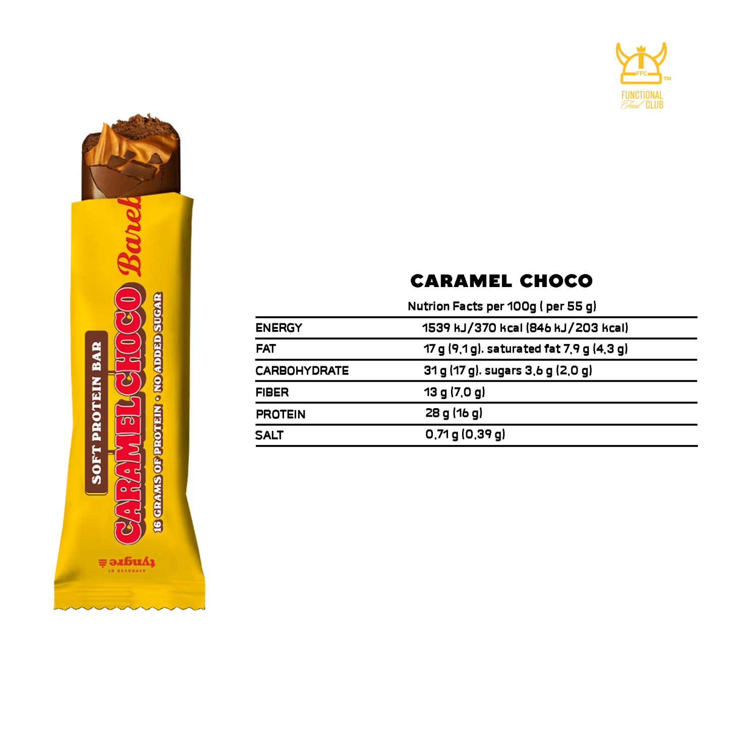 Barebells Soft Protein Bar ( NEW ) - Caramel Choco - 1 bar