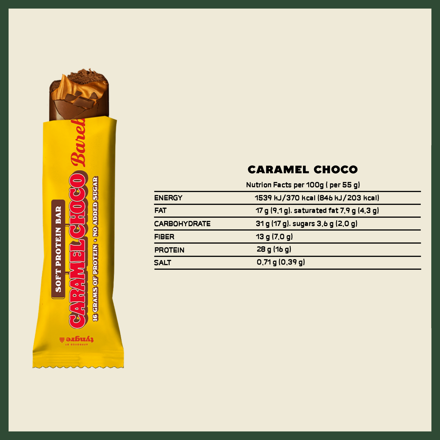 * DOUBLE TROUBLE  * Sweden Barebells Soft Caramel Choco Protein Bar ( 2 cartons / 24 bars)