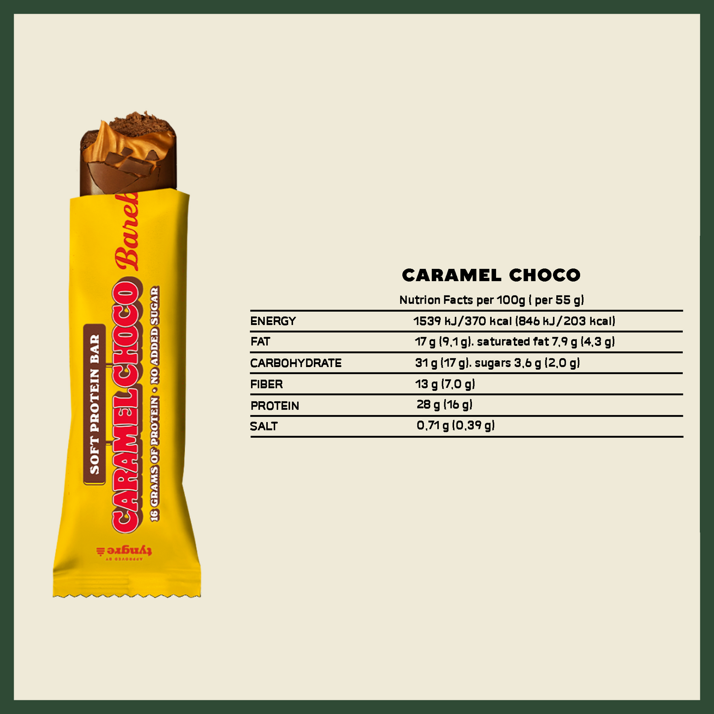 Barebells Soft Protein Bar ( NEW ) - Caramel Choco - 1 bar