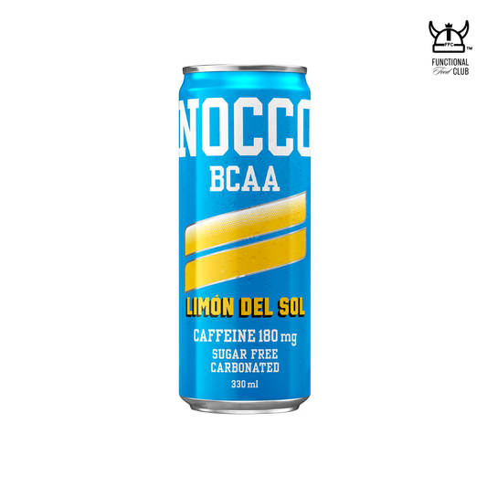 NOCCO BCAA Multi-vitamins Performance Drink - Limón Del Sol (Caffeinated) 1 Can
