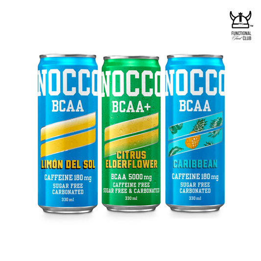 NOCCO BCAA Multi-vitamins Performance Drink - Mix Flavours 3 Cans