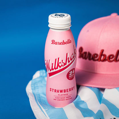 [Barebells] Lactose Free & No Added Sugar Milkshake- Strawberry (1 carton= 8 bottles)