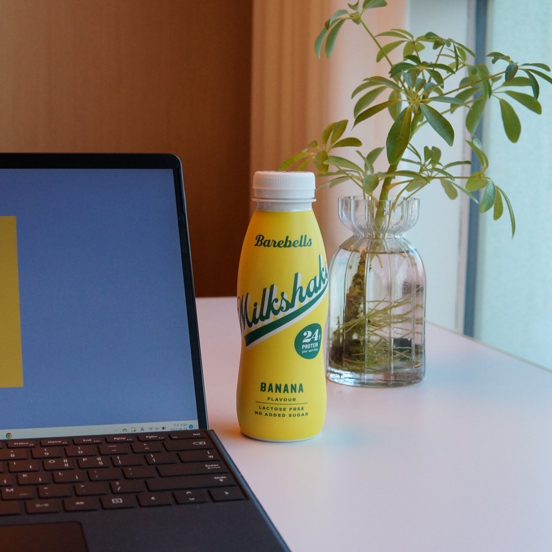[Barebells] Lactose Free & No Added Sugar Milkshake- Banana (1 carton = 8 bottles)