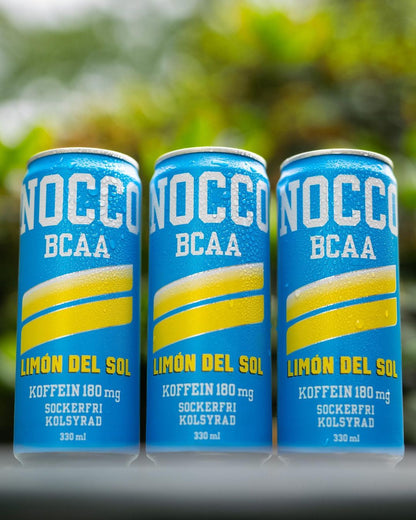 NOCCO BCAA Multi-vitamins Performance Drink - Limón Del Sol (Caffeinated) 1 Can