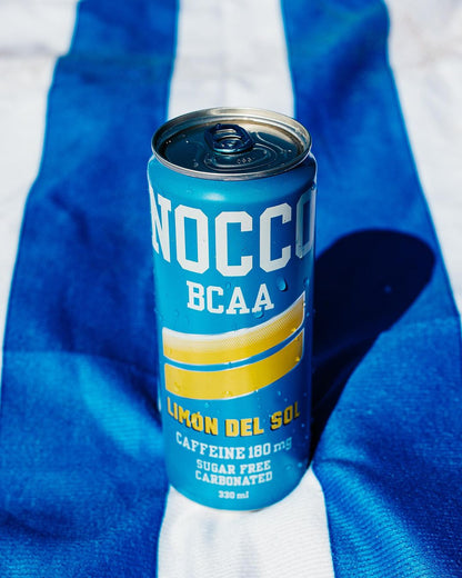 NOCCO BCAA Multi-vitamins Performance Drink - Limón Del Sol (Caffeinated) 12 Cans