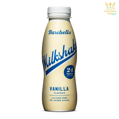 SUPER SAVING Barebells Vanilla Protein Milkshake – Lactose-Free & No Added Sugar (8 x 330ml)