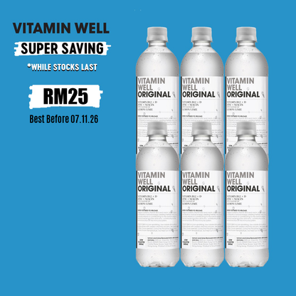SUPER SAVING Vitamin Well Original 500ml - 6 bottles/ 1 carton