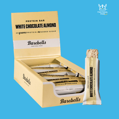 Barebells Mother's Day Special - White Chocolate Almond [1 box - 12 bars] + Strawberry Milkshake [1 carton - 8 btls]