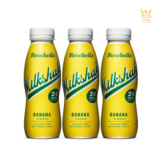 [Barebells] Lactose Free & No Added Sugar Milkshake -Banana (3 bottles)