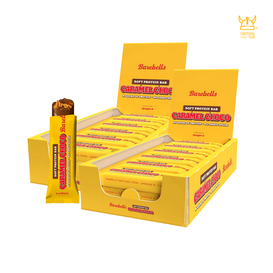 * DOUBLE TROUBLE  * Sweden Barebells Soft Caramel Choco Protein Bar ( 2 cartons / 24 bars)