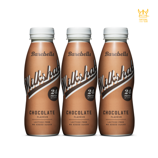 [Barebells] Lactose Free & No Added Sugar Milkshake -Chocolate (3 bottles)