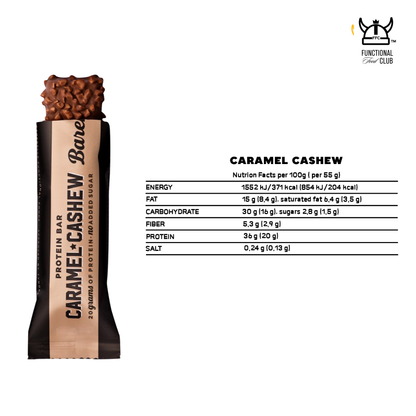 Barebells Protein Bars - Caramel Cashew (1 Box - 12 bars)