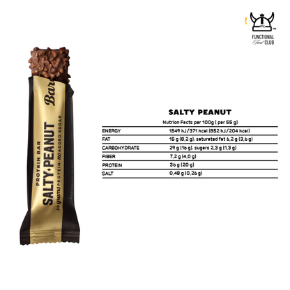Barebells Protein Bars - Salty Peanut (1 Box - 12 bars)