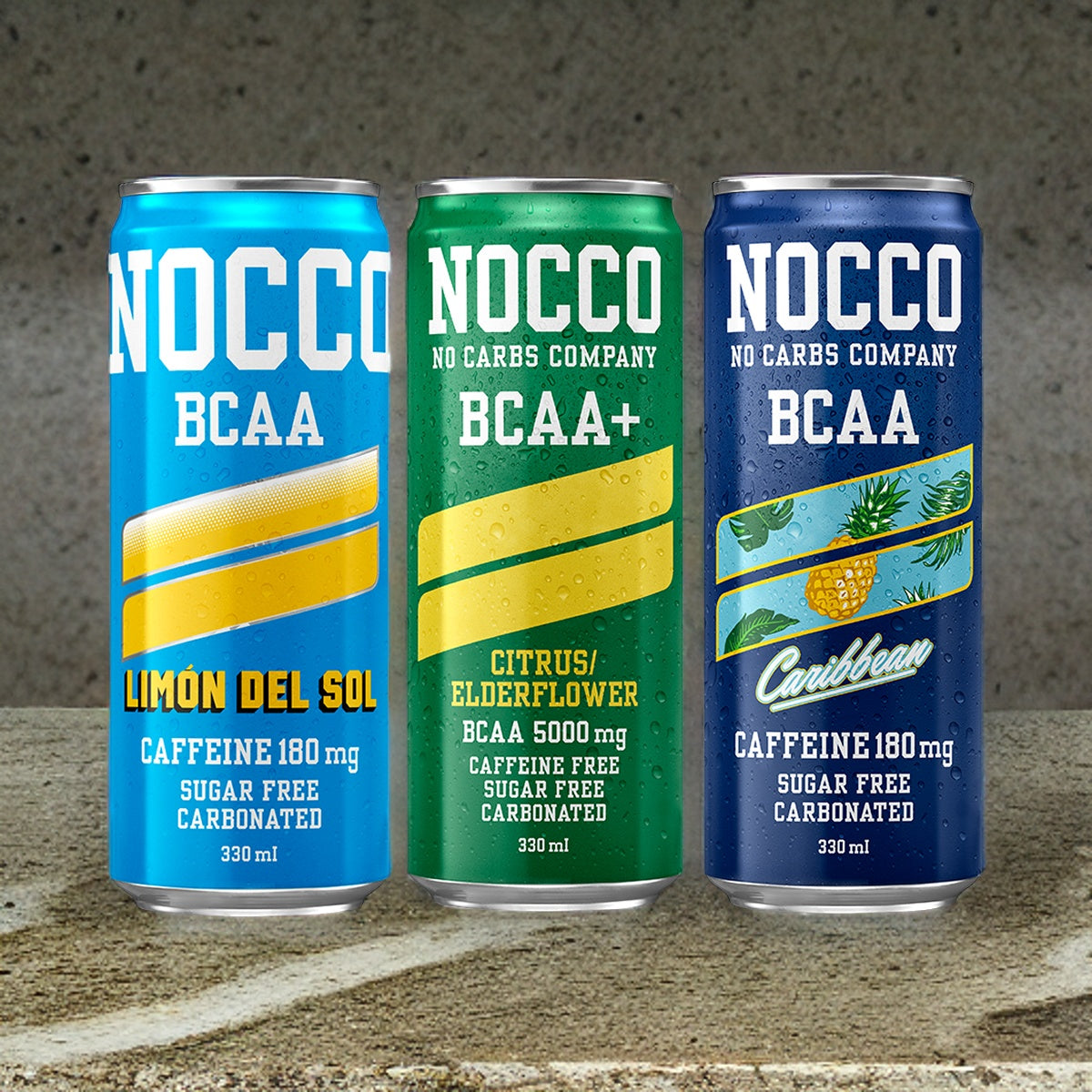 NOCCO BCAA Multi-vitamins Performance Drink - Mix Flavours 6 Cans