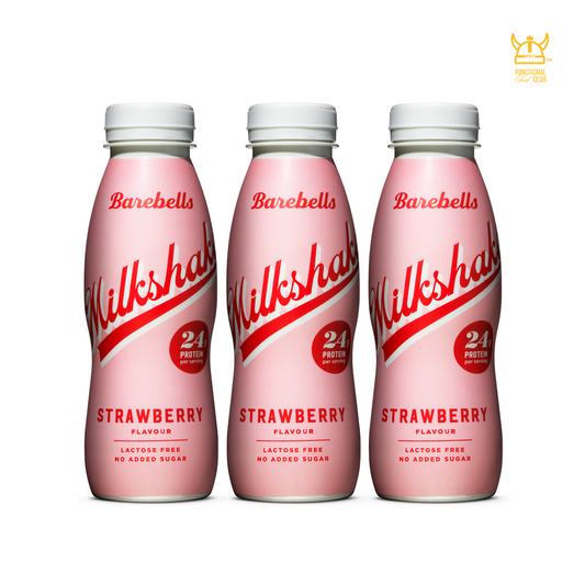 [Barebells] Lactose Free & No Added Sugar Milkshake -Strawberry (3 bottles)