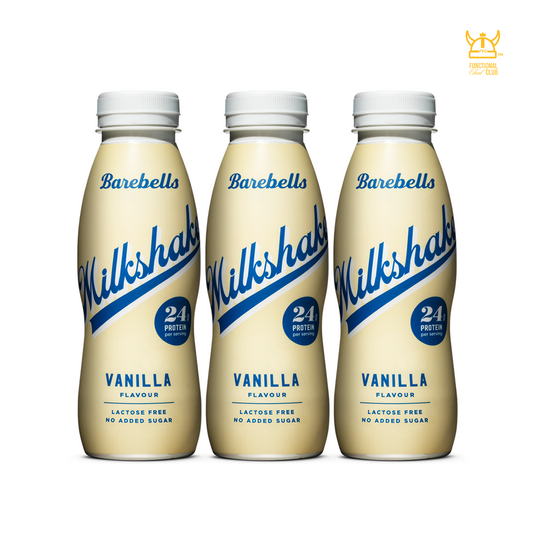 Barebells Lactose Free & No Added Sugar Milkshake -Vanilla (3 bottles)