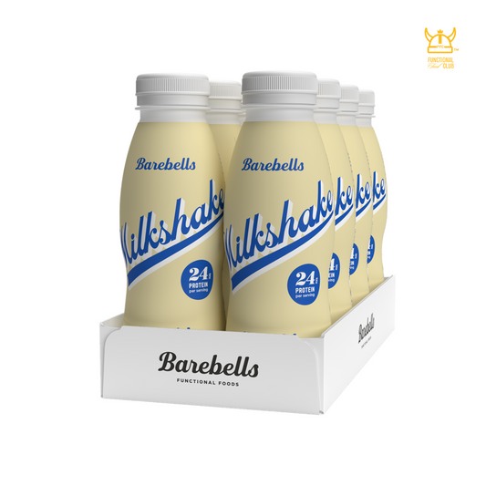 Barebells Lactose Free & No Added Sugar Milkshake- Vanilla ( 1 Carton = 8 Bottles )