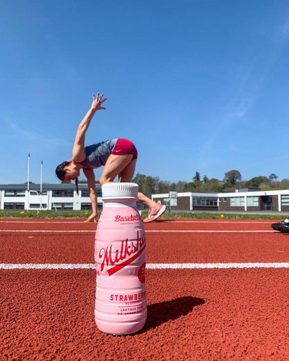 SUPER SAVING Barebells Strawberry Protein Milkshake – Lactose-Free & No Added Sugar (8 x 330ml)